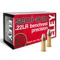 Eley Benchrest Precision 22 Long Rifle Ammunition 40 Grain Round Nose Box of 50