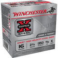 Winchester Xpert 16 Gauge Ammunition 2-3/4" #6 15/16 oz 1350 fps Steel Steel Shot Box of 25