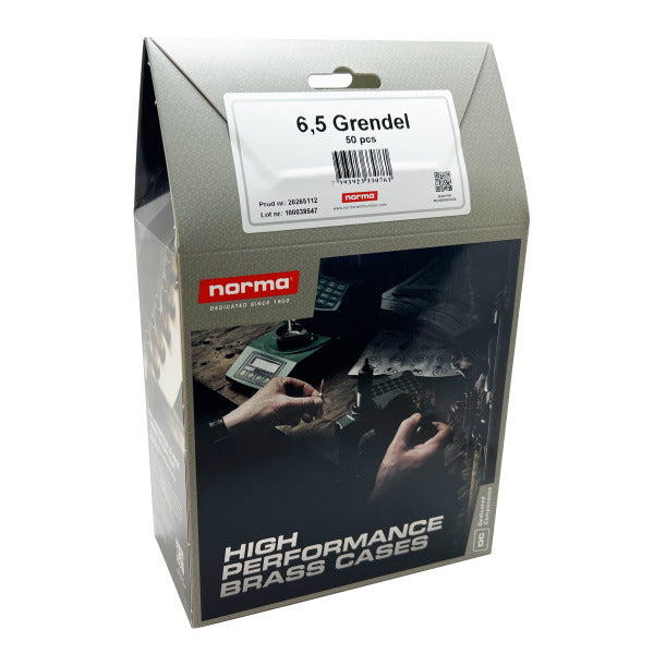 Norma 6.5 Grendel Brass Box of 50
