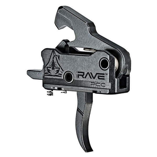 Rise Armament Rave PCC Trigger with Anti Walk Pins AR-15 9mm Luger Black