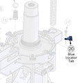 DILLON RL1100/1050 BLUE LOCATOR TAB