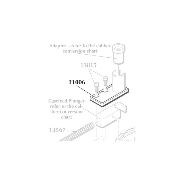 DILLON SUPER-1050 CASE- FEEDER BODY (MAGNUM)
