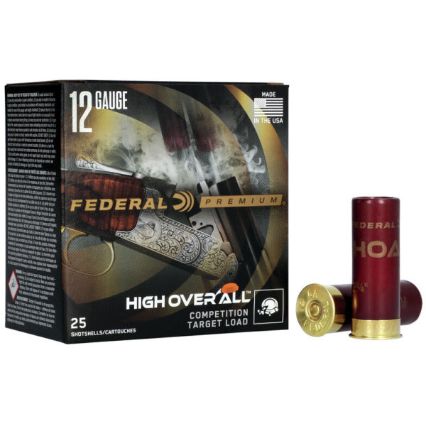 Federal Premium High Over All 12 Gauge Ammunition 2-3/4" #7.5 1-1/8 oz 1200 fps Case of 250