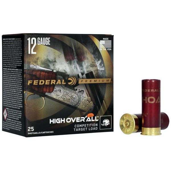 Federal Premium High Over All 12 Gauge Ammunition 2-3/4" #9 1-1/8 oz 1145 fps Case of 250