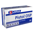 Lapua Pistol OSP 22 Long Rifle Ammunition 40 Grain Lead Round Nose Box of 50