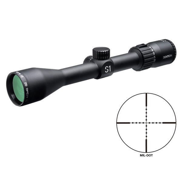 SIGHTRON 4-12x40 S1 G2 MIL-DOT HUNTING