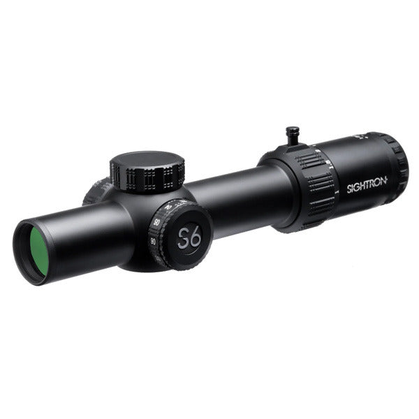 SIGHTRON 1-6x24 S6 FFP-LRT TACTICAL w/COVERS