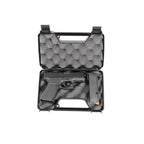 MTM PISTOL CASE REVOLVER/ AUTO/3" BBL/BLACK 12/CS