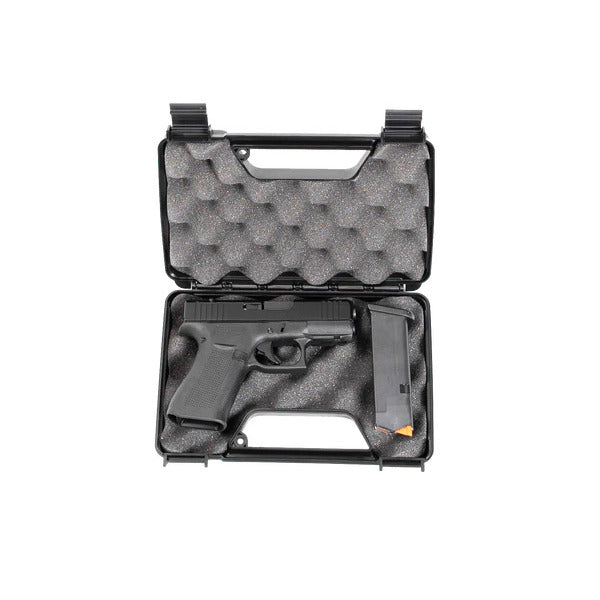 MTM PISTOL CASE REVOLVER/ AUTO/3" BBL/BLACK 12/CS