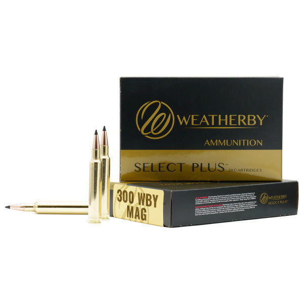 Weatherby Select Plus 300 Weatherby Magnum Ammunition 170 Grain Hammer Custom Copper Hollow Point Box of 20
