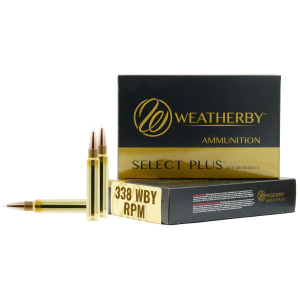 Weatherby 338 Weatherby RPM Ammunition 225 Grain Barnes TTSX Polymer Tip Box of 20
