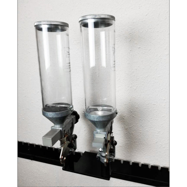 InLine Fabrication Double Powder Measure Dock for Dillon 550 / 650 / 750 / 1050 (2 place)