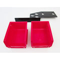InLine Fabrication Sidebin System for Hornady Single Stage IRON w/ Red Bins