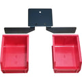 InLine Fabrication Sidebin System for LEE APP  w/ Red Bins