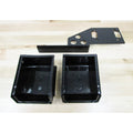 InLine Fab Sidebin System for RCBS Rockchucker RC 1 / 2 / 3 / Supreme / Turret / Pro2000 (7/8" holes) w/ Black Bins