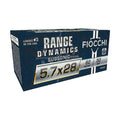 Fiocchi Range Dynamics Subsonic 5.7x 28mm FN Ammunition 62 Grain Full Metal Jacket Box of 50