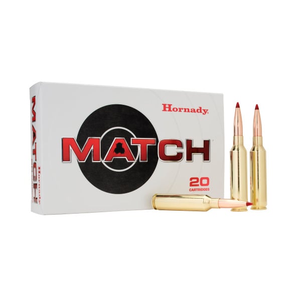 Hornady Match 7mm PRC Ammunition 180 Grain ELD-M Polymer Tip Box of 20