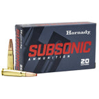Hornady Subsonic 7.62x39mm Ammunition 255 Grain Sub-X Polymer Tip Box of 20