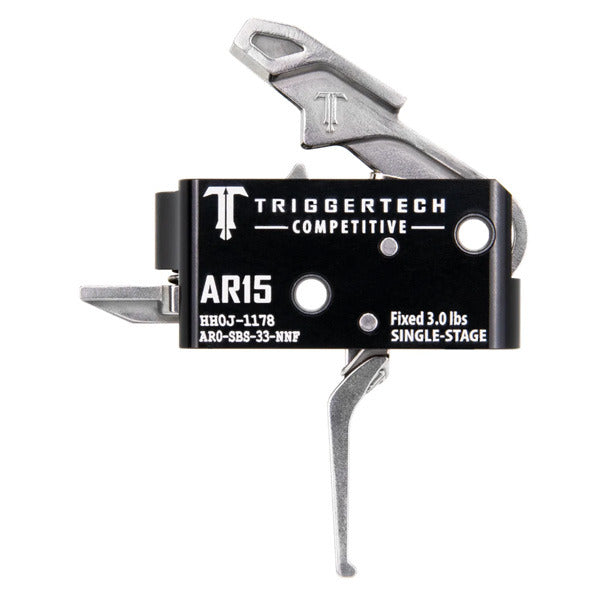 Triggertech Competitive Single Stage Flat Trigger AR-15 Stainless