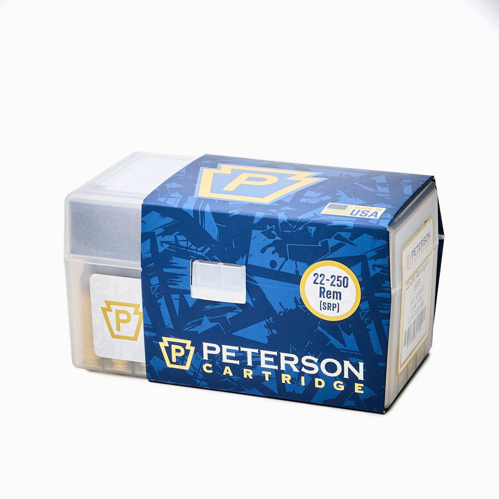 Peterson 22-250 Remington Brass Small Rifle Primer Box of 50