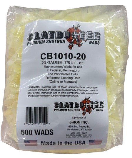 CLAYBUSTER WAD 20ga 7/8-1oz (WAA20) 500/BAG