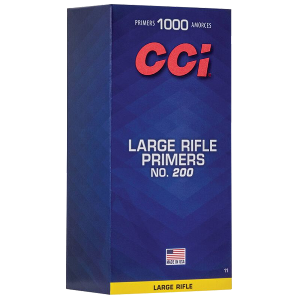 CCI #200 Large Rifle Primers Case of 5000