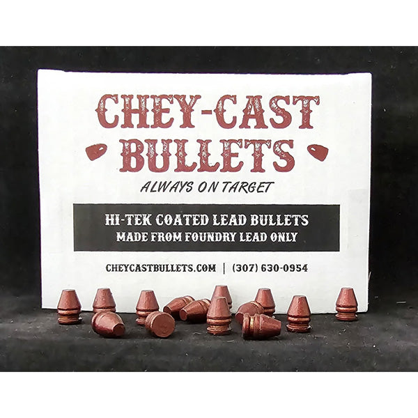 Chey-Cast Hi-Tek Super Coat 38 Caliber (.358 Diameter) Bullets 105 Grain
 Coated Truncated Cone Flat Nose Box of 500