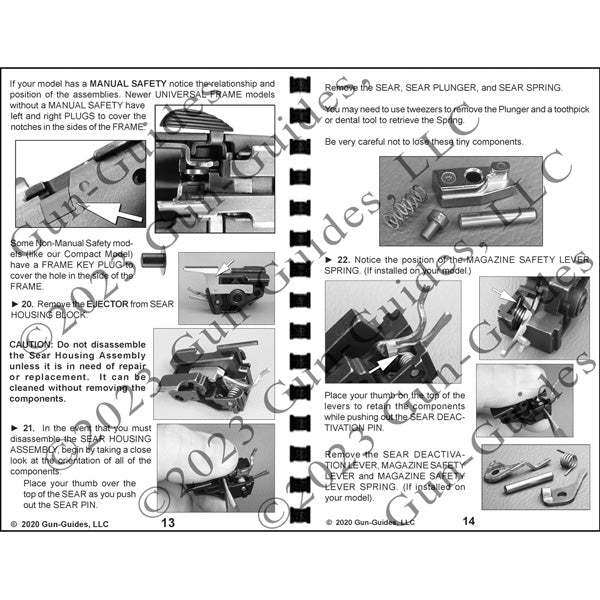 Gun Guides DISASSEMBLY & REASSEMBLY S&W M&P PISTOL