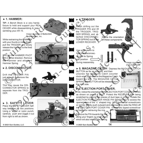 Gun Guides DISASSEMBLY & REASSEMBLY AR-15