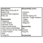 Gun Guides DISASSEMBLY & REASSEMBLY AK-47