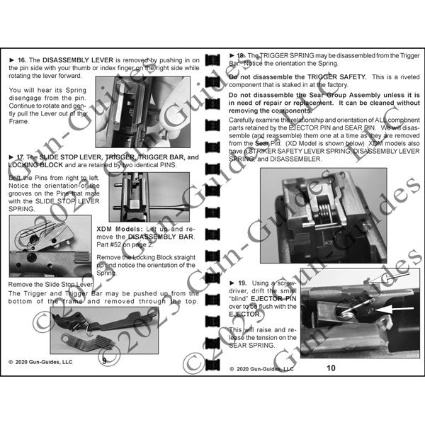 Gun Guides DISASSEMBLY & REASSEMBLY SPFLD XD & XDM