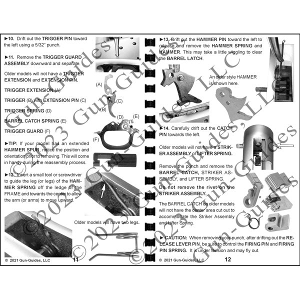 Gun Guides DISASSEMBLY & REASSEMBLY Harrington & Richardson NEF SHOTGUN RIFLES