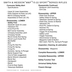 Gun Guides Disassembly & Reassembly Smith & Wesson® M&P® 15-22 Sport™ Series Rimfire Rifles