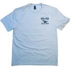 Graf & Sons Men's USA 250th T-Shirt Light Blue Cotton XL