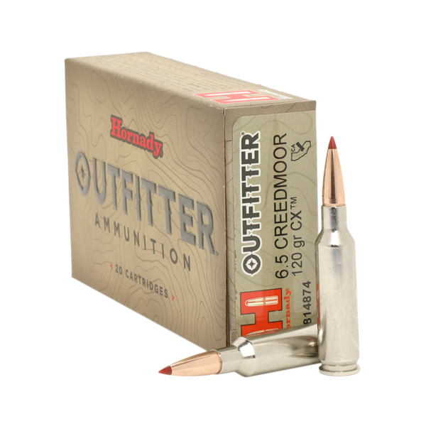 Hornady Outfitter 6.5 Creedmoor Ammunition 120 Grain CX Polymer Tip Box of 20