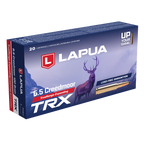 Lapua 6.5 Creedmoor Ammunition 120 Grain TRX Solid Polymer Tip Box of 20
