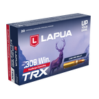Lapua 308 Winchester Ammunition 150 Grain TRX Solid Polymer Tip Box of 20