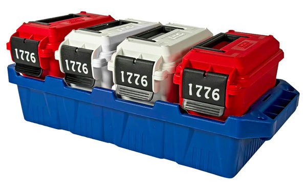 MTM Limited Edition 250yrs USA 4-Can Ammo Crate 30c with 4 AC30T's