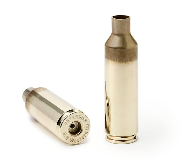 PETERSON BRASS 6.8 WESTRN UNPRIMED 50/bx