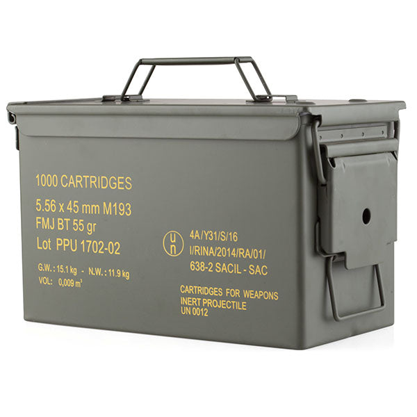 Prvi Partizan Rangemaster 5.56x45mm NATO Ammunition 55 Grain Full Metal Jacket Can of 1000
