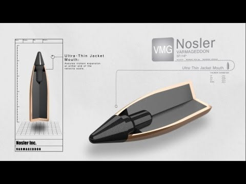 Nosler Varmageddon 22 Caliber (.224 Diameter) Bullets 40 grain Polymer Tip Box of 100