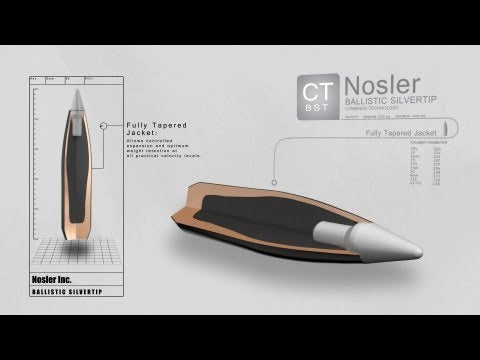 Nosler Combined Technology Ballistic Silvertip Bullet