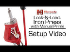Hornady® - How to setup an Iron Press with Manual Prime System