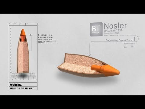 Nosler Ballistic Tip Lead-Free Varmint Bullet
