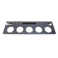 InLine Fab 5 Hole Die Rack and Shellplate Holder for LNL 1 3/16" Bushings - Black