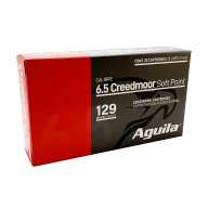 AGUILA AMMO 6.5 CREEDMOOR 129gr HORNADY IL 20/bx 10/cs
