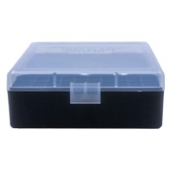 BERRY 38/357 HINGED-TOP BOX 100-RND CLEAR/BLK 50c