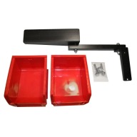 InLine Fab Double Component Tray System for Hornady LNL AP w/ Red Bins