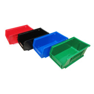 InLine Fabrication Large Output Bin (7"Lx4"Wx3"T) Green