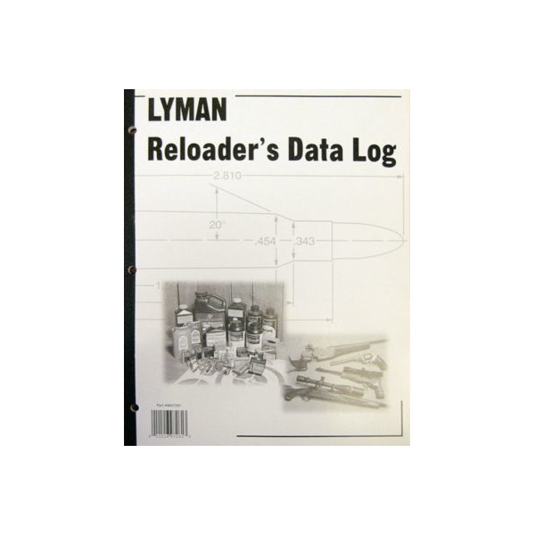 Lyman Reloading Log
